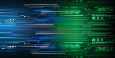 Siber güvenlik ve gelecekteki teknoloji kavramı