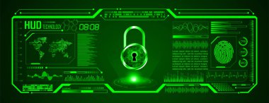 Dijital siber güvenlik teknolojisi kavramı