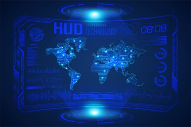 Teknolojinin hologramıyla geleceksel hud arayüzü