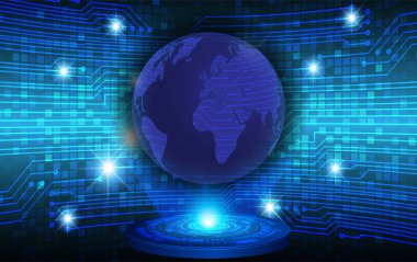 Hud vektör arayüzü. teknoloji kavramı arka planı