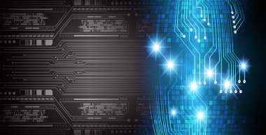 Siber güvenlik ve gelecekteki teknoloji kavramı