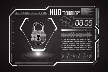 Siber güvenlik ve gelecekteki teknoloji kavramı