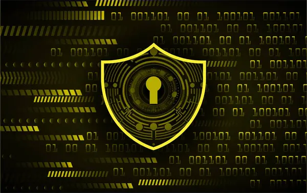 Hintergrund Des Konzepts Zur Digitalen Cyber Sicherheit — Stockvektor