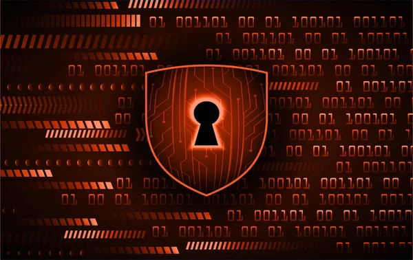 Concept Cybersécurité Numérique Arrière Plan — Image vectorielle