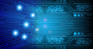 Siber devre gelecekteki teknoloji kavramı