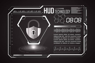 Siber güvenlik ve gelecekteki teknoloji kavramı