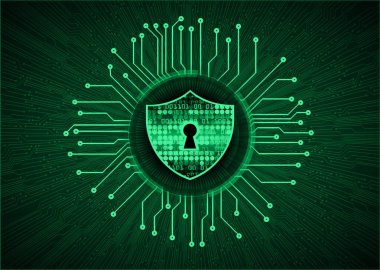 Siber güvenlik ve gelecekteki teknoloji kavramı