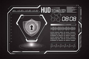 Siber güvenlik ve gelecekteki teknoloji kavramı