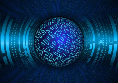 ikili kod arkaplanı, dijital teknoloji kavramı