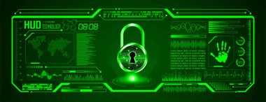 Siber güvenlik ve gelecekteki teknoloji kavramı