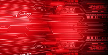 siber güvenlik teknolojisi arka planı, kırmızı soyut duvar kağıdı, dijital