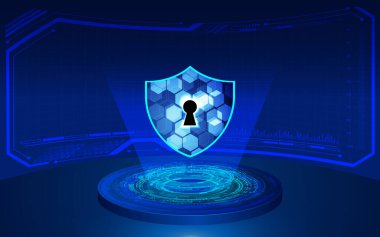 soyut teknoloji arkaplan vektörü çizimi