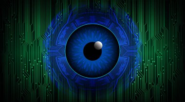 Siber devre gelecekteki teknoloji kavramı 