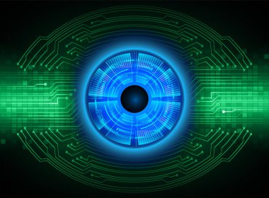 soyut arkaplan, fütürist teknoloji kavramı.