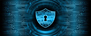 dijital kilit teknolojisi arka planı. siber güvenlik kavramı.