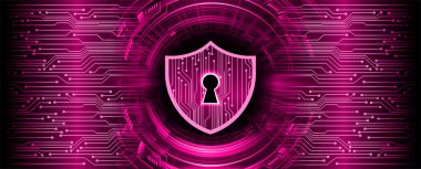 dijital kilit teknolojisi arka planı. siber güvenlik kavramı.