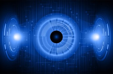 Siber devre gelecekteki teknoloji kavramı