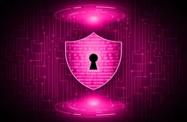 Siber Güvenlik Konsepti Arka Plan Dijital Duvar Kağıdı Yüksek Hızlı — Stok Vektör