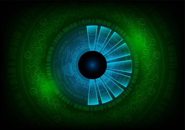 göz siber devre gelecekteki teknoloji konsepti