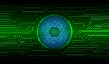  Soyut gelecek arayüzü. teknoloji kavramı. 