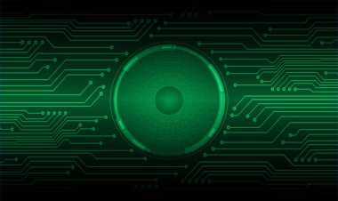  Soyut gelecek arayüzü. teknoloji kavramı. 