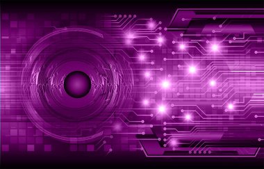 Siber devre gelecekteki teknoloji kavramı 