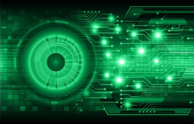 Siber devre gelecekteki teknoloji kavramı 