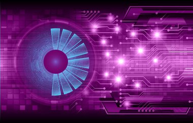 Siber devre gelecekteki teknoloji kavramı 