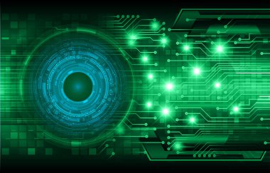 Siber devre gelecekteki teknoloji kavramı 