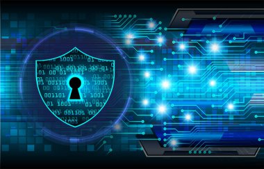 anahtar deliğiyle siber güvenlik kavramı