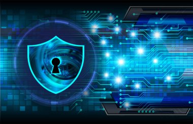 anahtar deliğiyle siber güvenlik kavramı