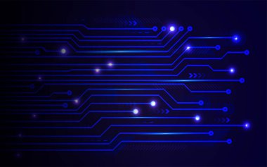 soyut fütüristik teknoloji arka plan vektör çizim