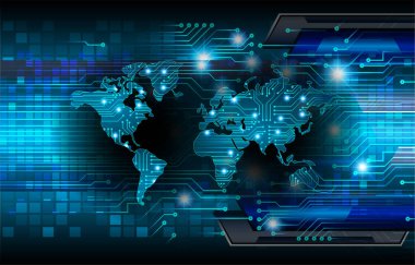 Küresel teknoloji ve iş kavramı