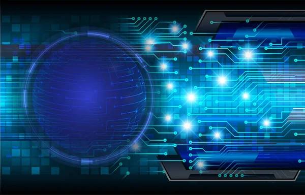 Cyber Schaltung Zukunft Technologie Konzept Hintergrund — Stockvektor