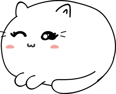 Tatlı kedi çizgi filmi, kedi yavrusu.