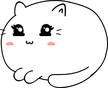 Tatlı kedi çizgi filmi, kedi yavrusu.