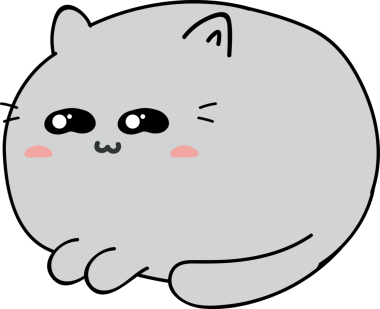 Tatlı kedi çizgi filmi, kedi yavrusu.