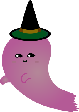 Tatlı hayalet çizgi filmi, cadılar bayramı