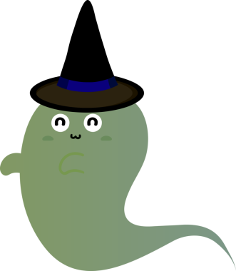 Tatlı hayalet çizgi filmi, cadılar bayramı