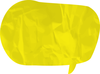 Eski grunge kağıt konuşma balonu, buruşuk element