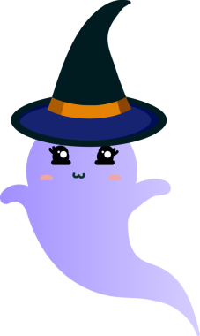 Tatlı hayalet çizgi filmi, cadılar bayramı