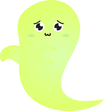 Tatlı hayalet çizgi filmi, cadılar bayramı