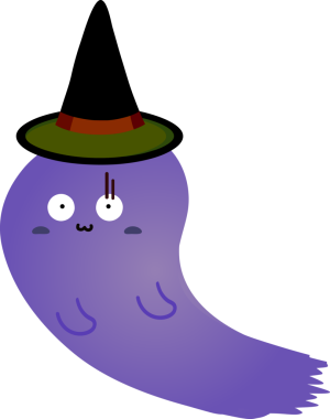 Tatlı hayalet çizgi filmi, cadılar bayramı