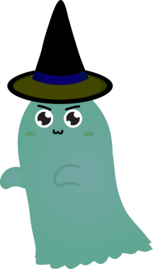 Tatlı hayalet çizgi filmi, cadılar bayramı