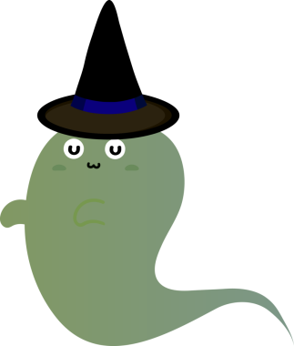 Tatlı hayalet çizgi filmi, cadılar bayramı