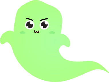 Tatlı hayalet çizgi filmi, cadılar bayramı