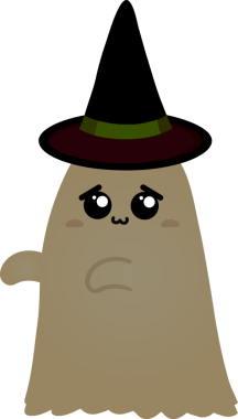 Tatlı hayalet çizgi filmi, cadılar bayramı