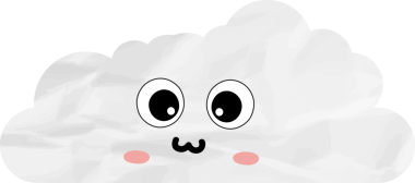 sevimli bulut kağıtları, çizgi film elementleri