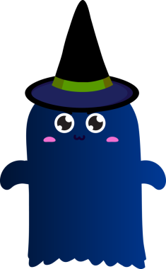 Tatlı hayalet çizgi filmi, cadılar bayramı