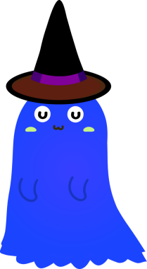 Tatlı hayalet çizgi filmi, cadılar bayramı